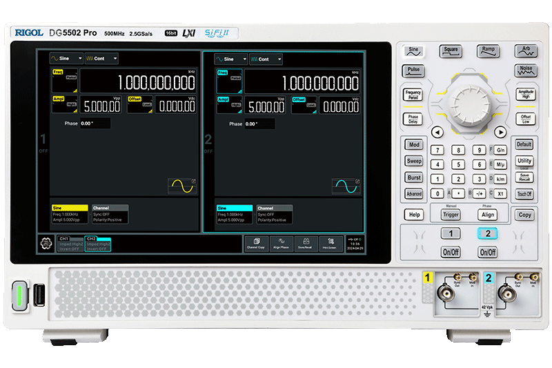 Новая серия генераторов функций и сигналов Rigol DG5000 Pro 