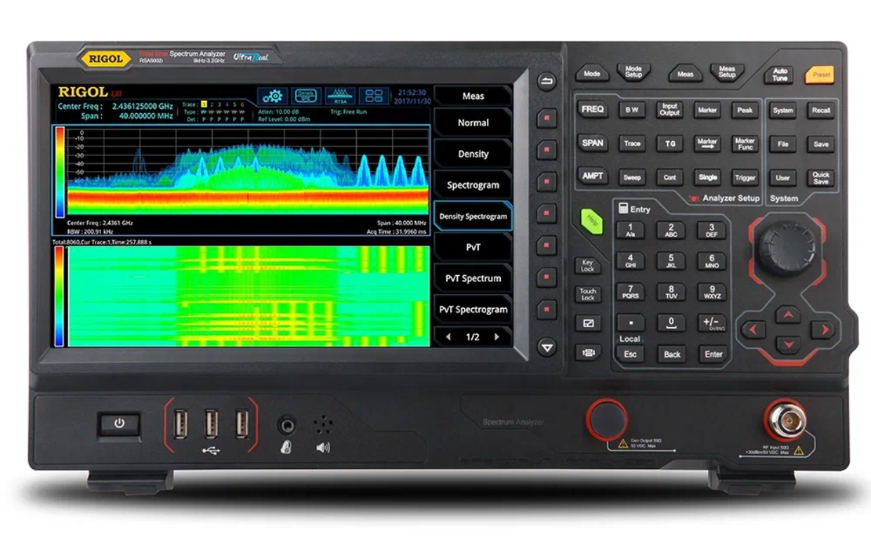 Анализаторы спектра RSA5000 RIGOL внесены в Госреестр СИ РФ