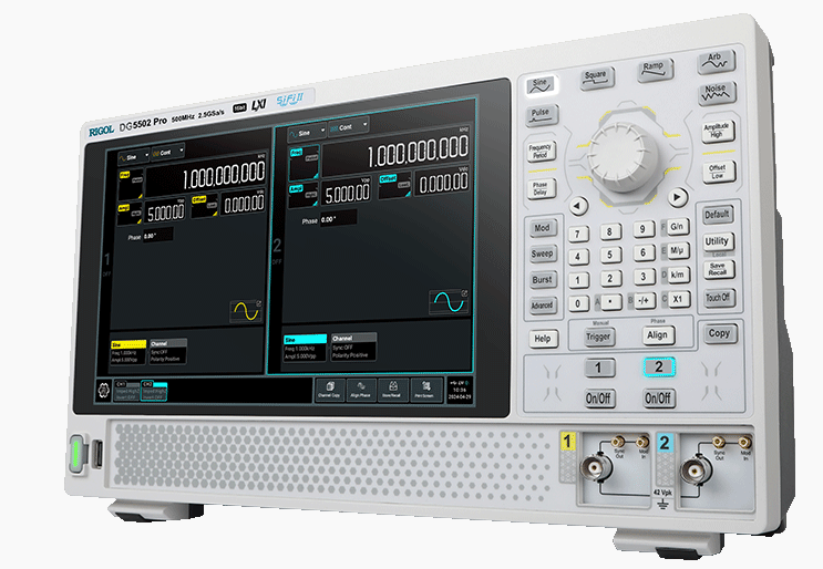 Генератор сигналов произвольной формы, 500 МГц, 2.5 ГВыб/с, 2 канала, 16 бит