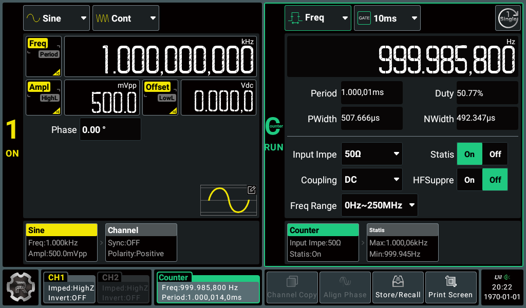 Высокоточный измеритель частоты DG900Pro, DG800Pro