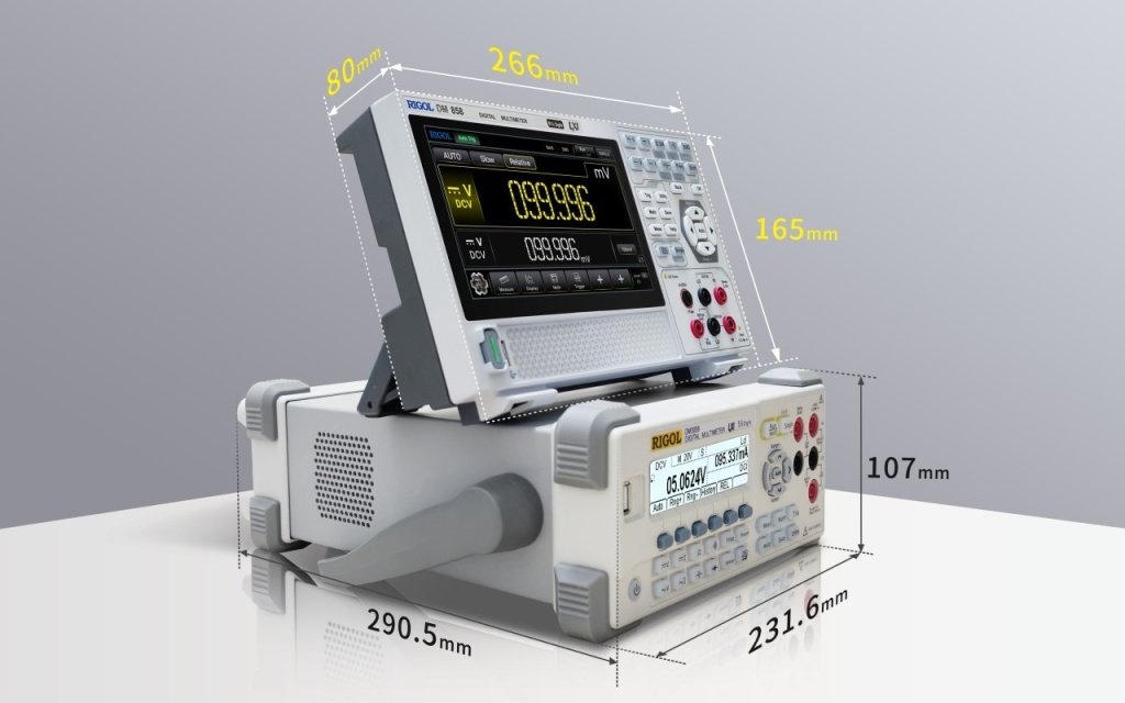 Внешний вид мультиметров DM3000-E, DM858-E