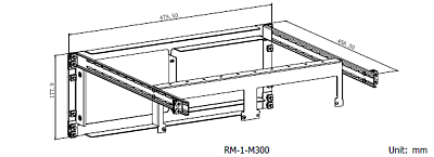 RIGOL RM-1-M300 -комплект для монтажа в 19-дюймовую стойку 