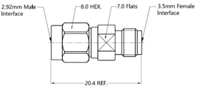 RIGOL AD-3.5F-2.92M-L-26G - адаптер