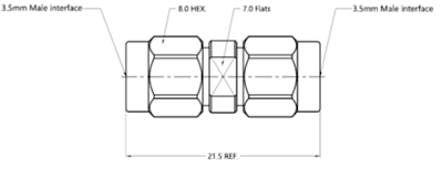RIGOL AD-3.5M-3.5M-L-26G  - адаптер