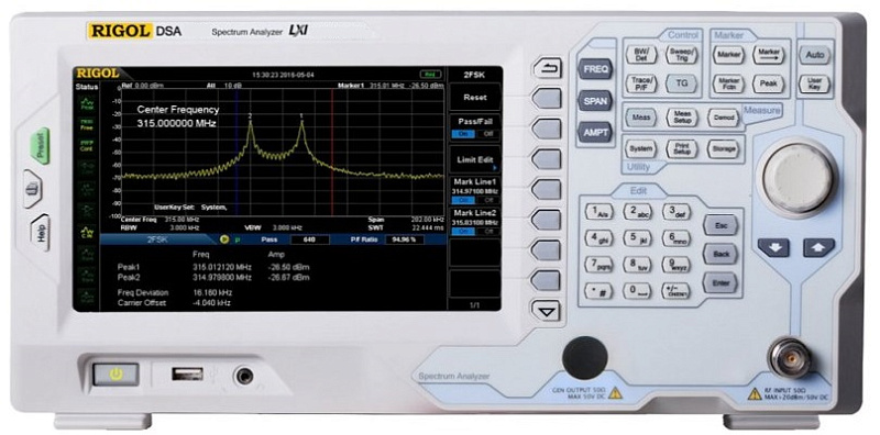 DSA815 RIGOL анализатор спектра