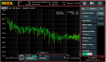 RSA800-PNOISE измерение фазовых шумов
